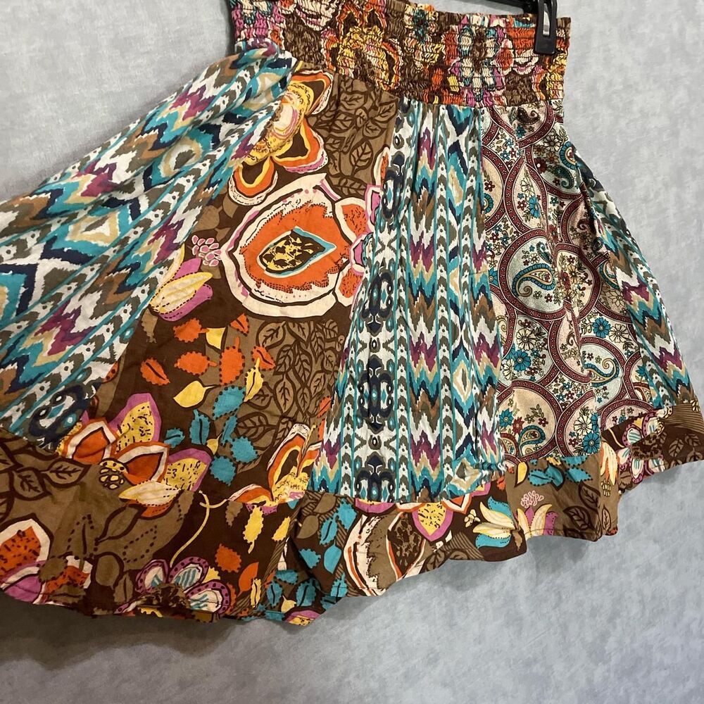 Boho patchwork style skirt - Picture 2 of 7